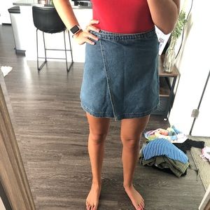 Denim skirt